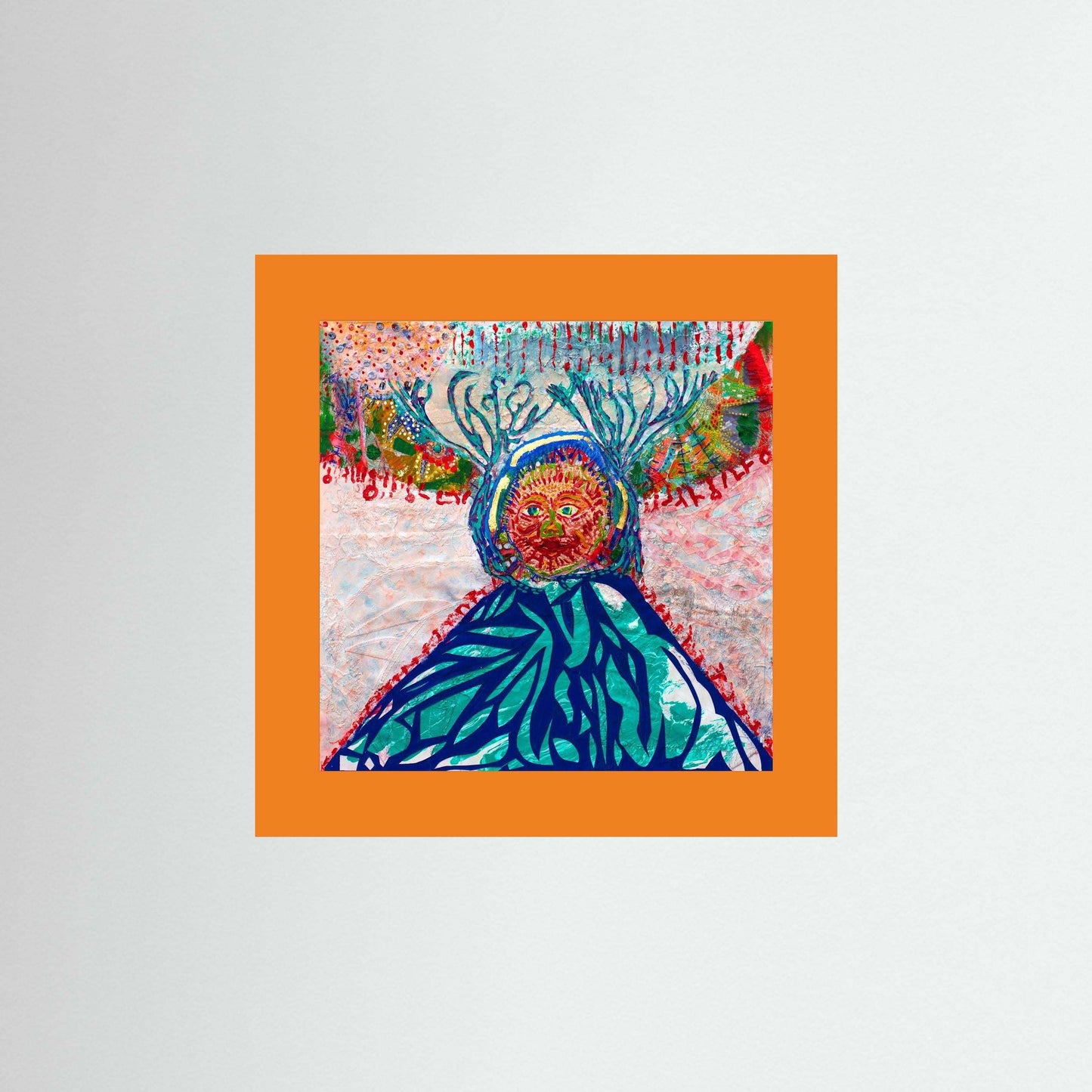 Cave Child: The Winter Hunt. (Square Version)