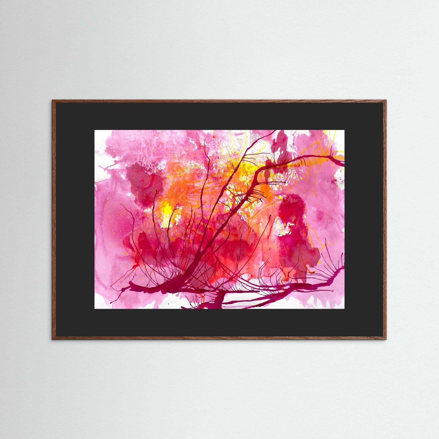 Wildflower Sky - A burst of floral energy in vivid pinks.