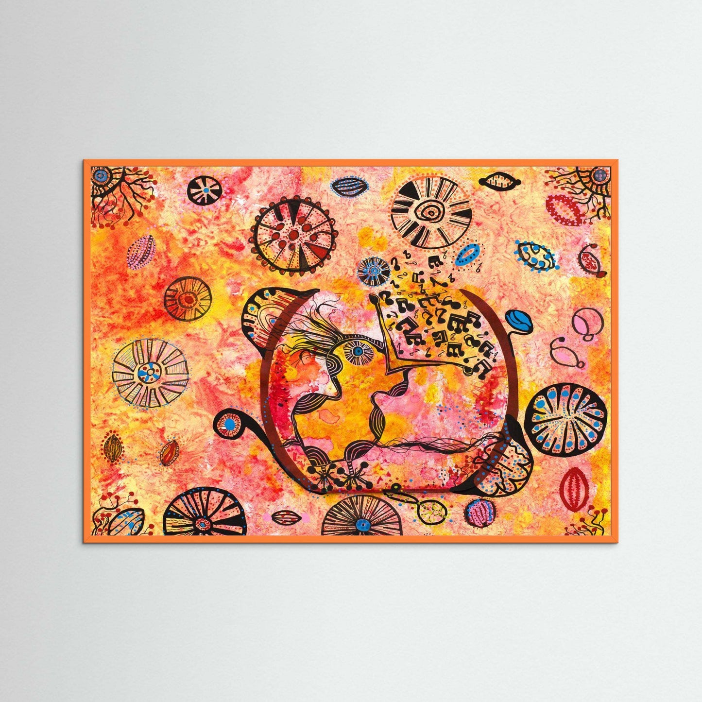 Bird Singing in the Autumn Breeze.