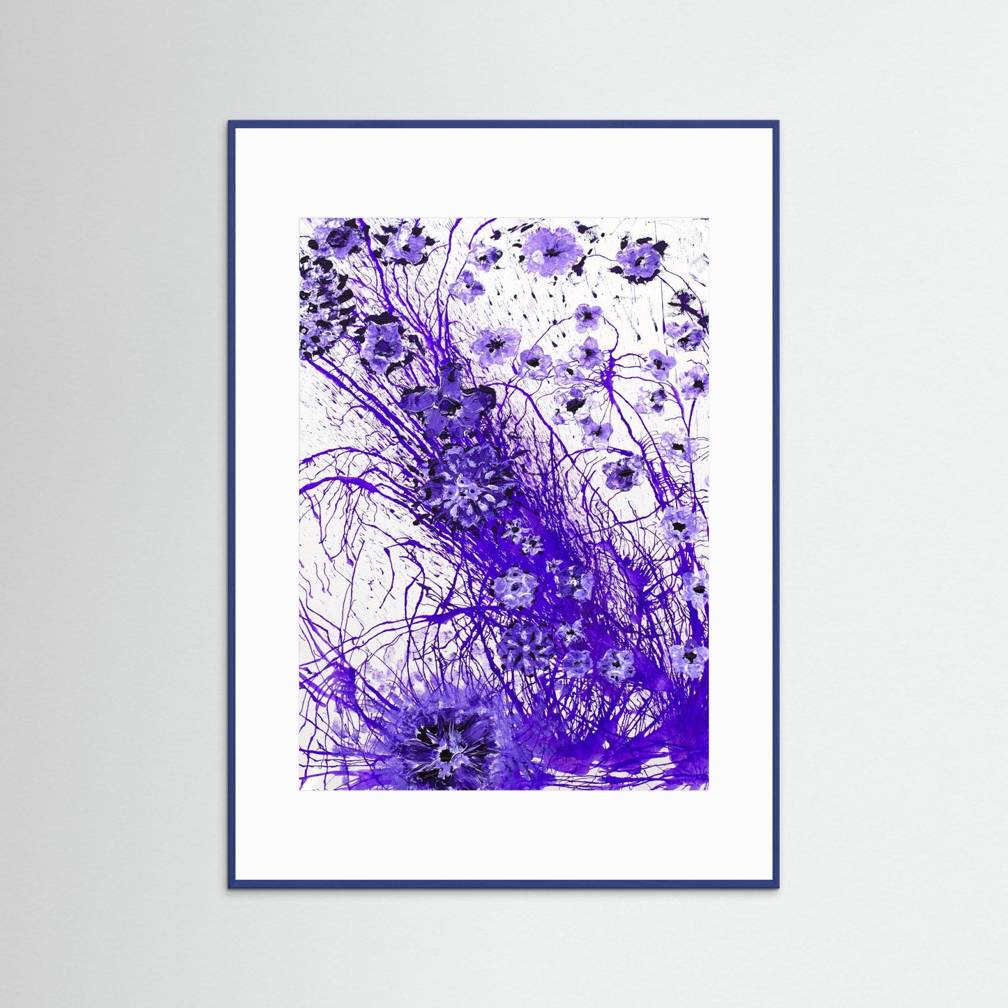 Harmonic Purple Flowers - An invitation to stay awhile and look closer.