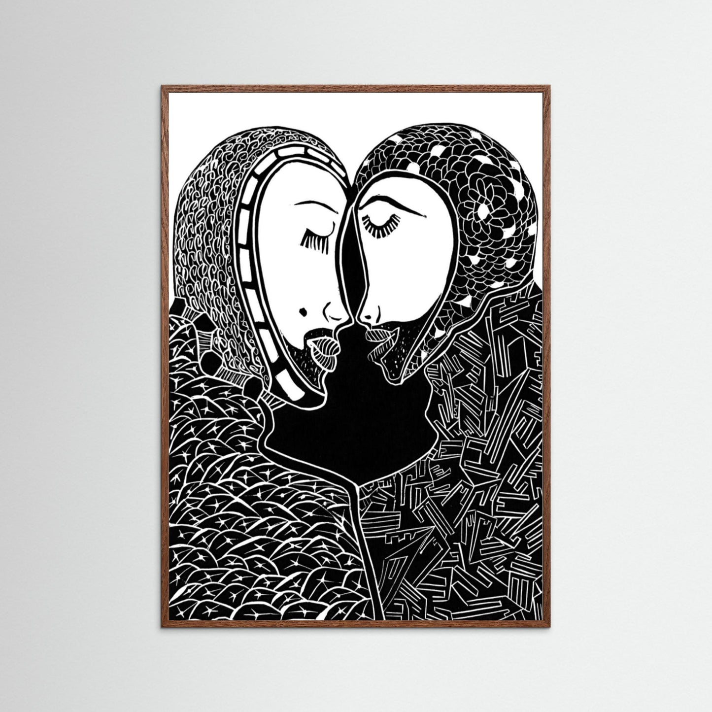 Two Heads Touching - Secret Loves, Secret Whispers.