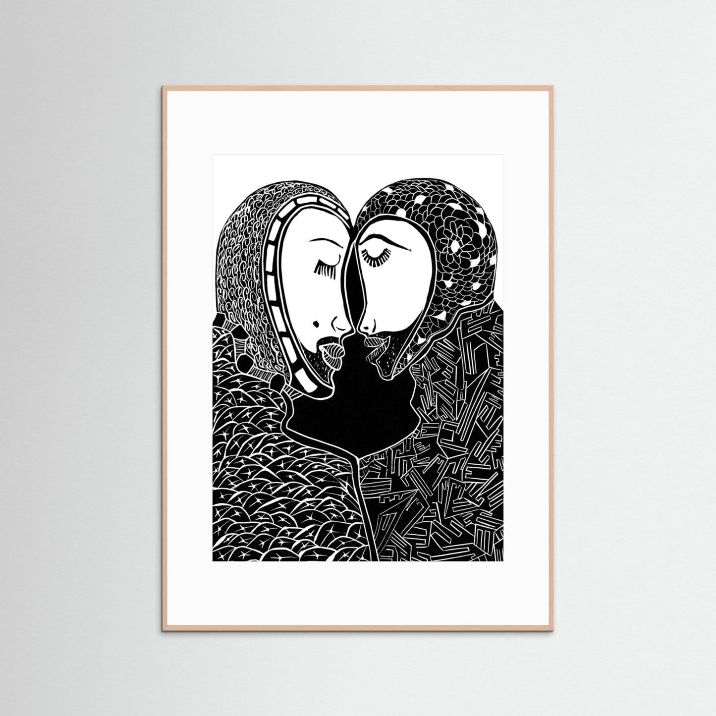 Two Heads Touching - Secret Loves, Secret Whispers.