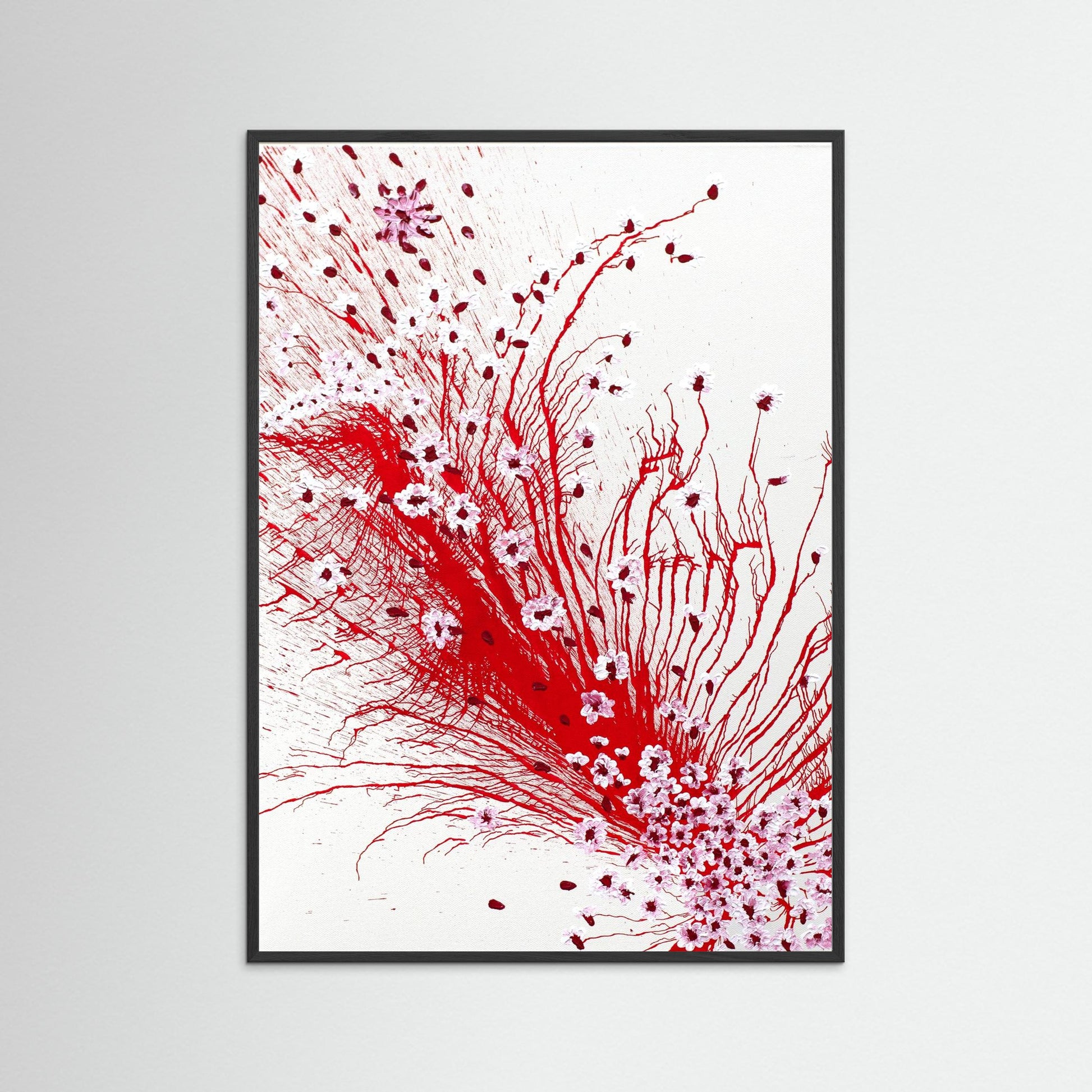 Flower Dance In Bloom - Petals drifting through air.