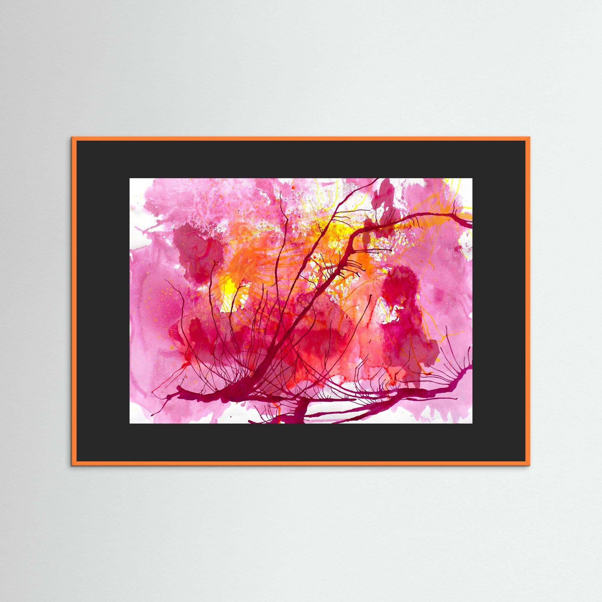 Wildflower Sky - A burst of floral energy in vivid pinks.