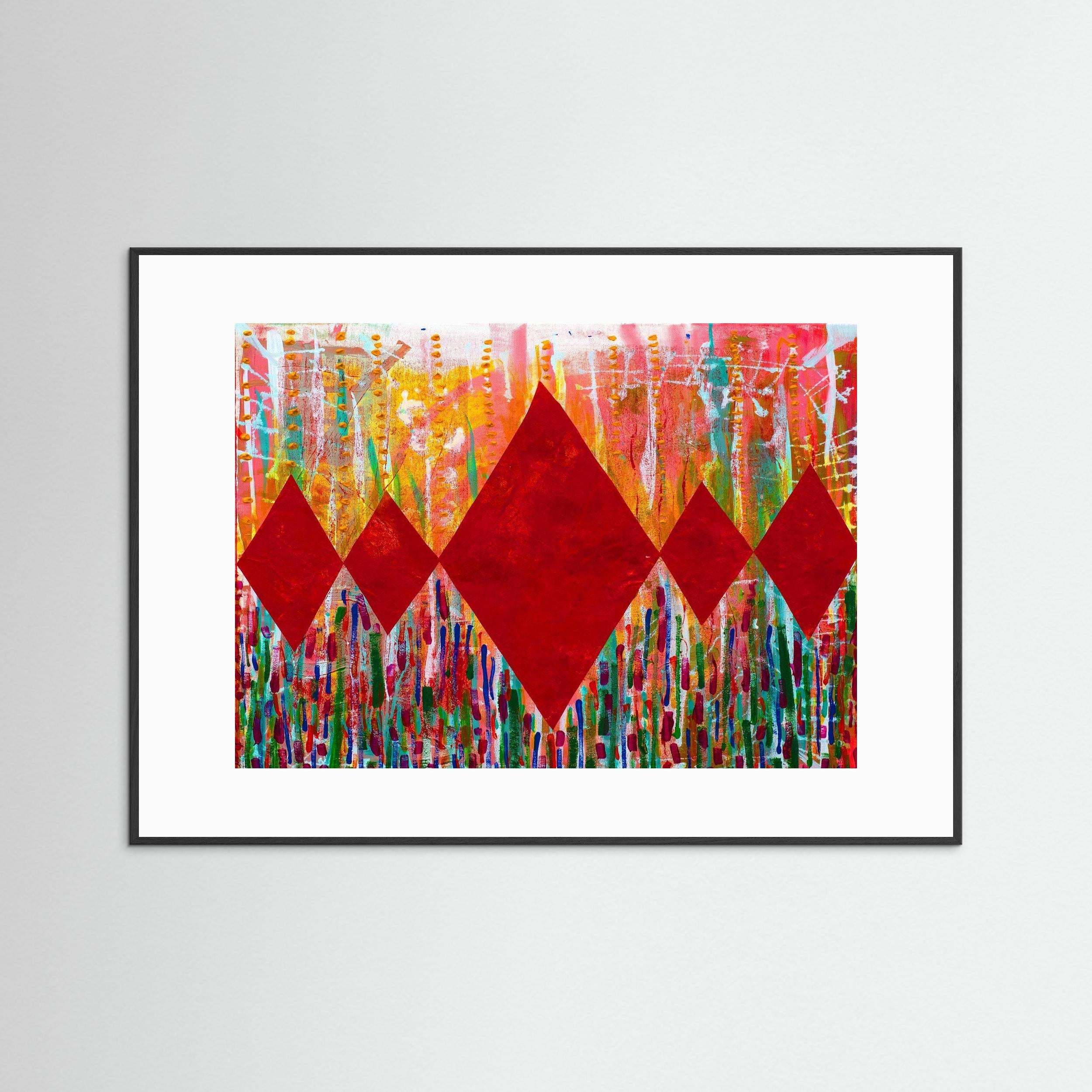 Diamond Radiance Red: The Garden of Floral Delight