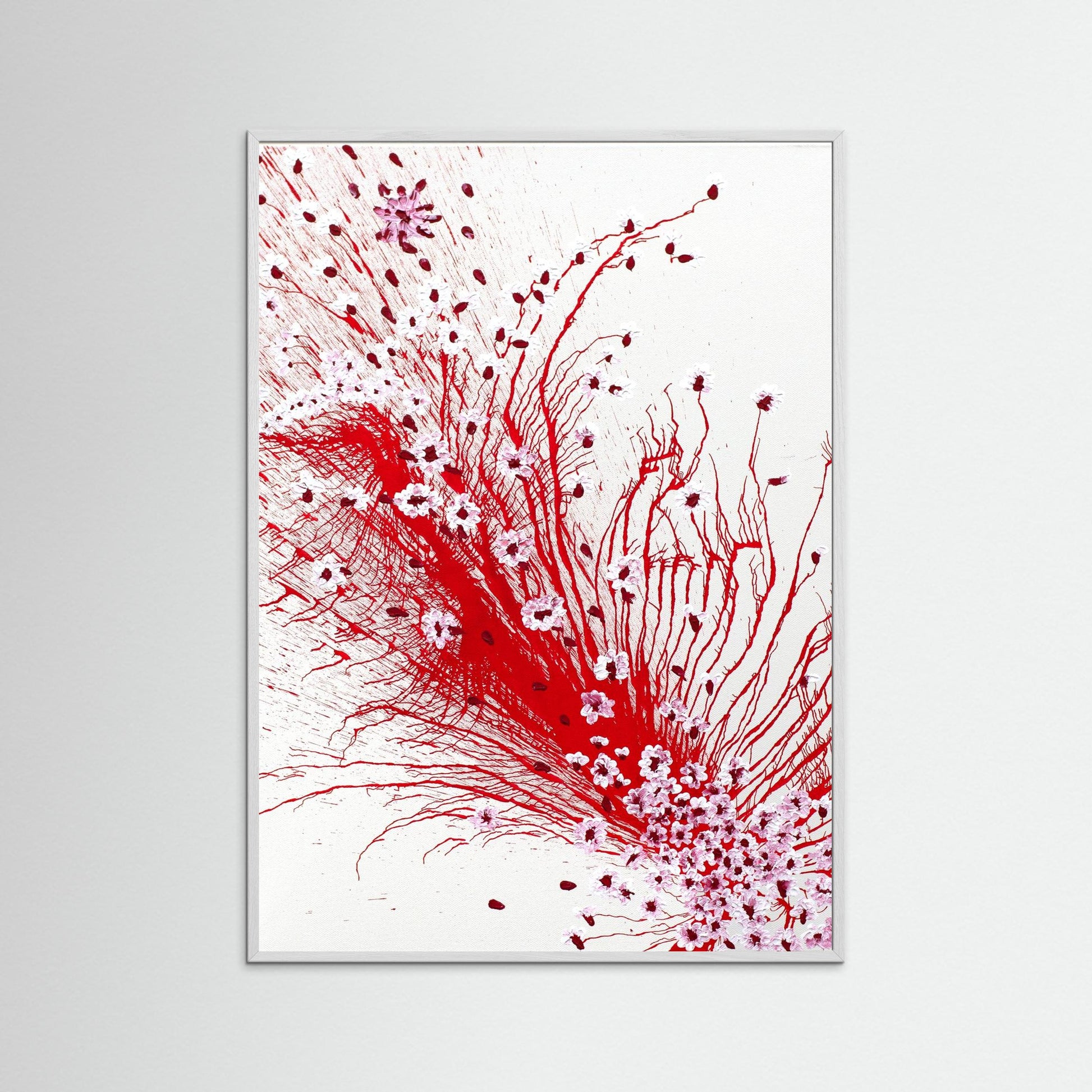 Flower Dance In Bloom - Petals drifting through air.