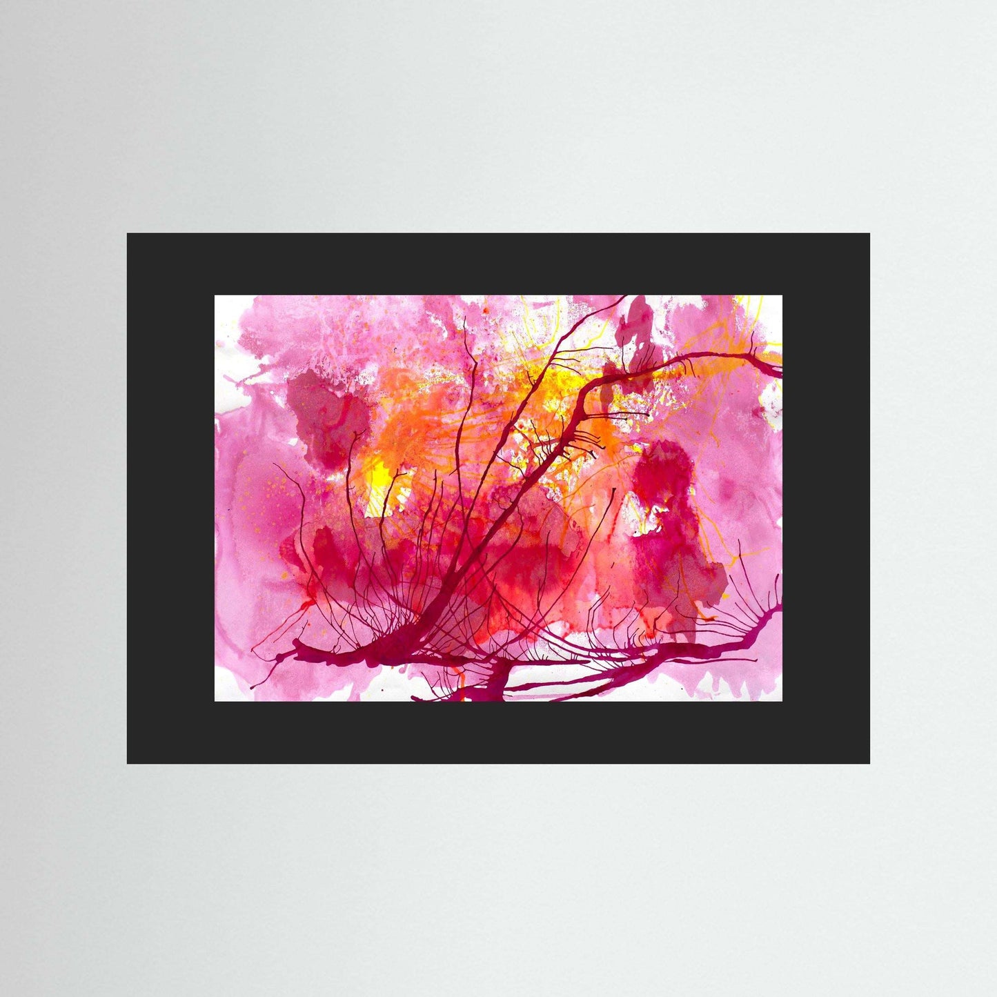 Wildflower Sky - A burst of floral energy in vivid pinks.