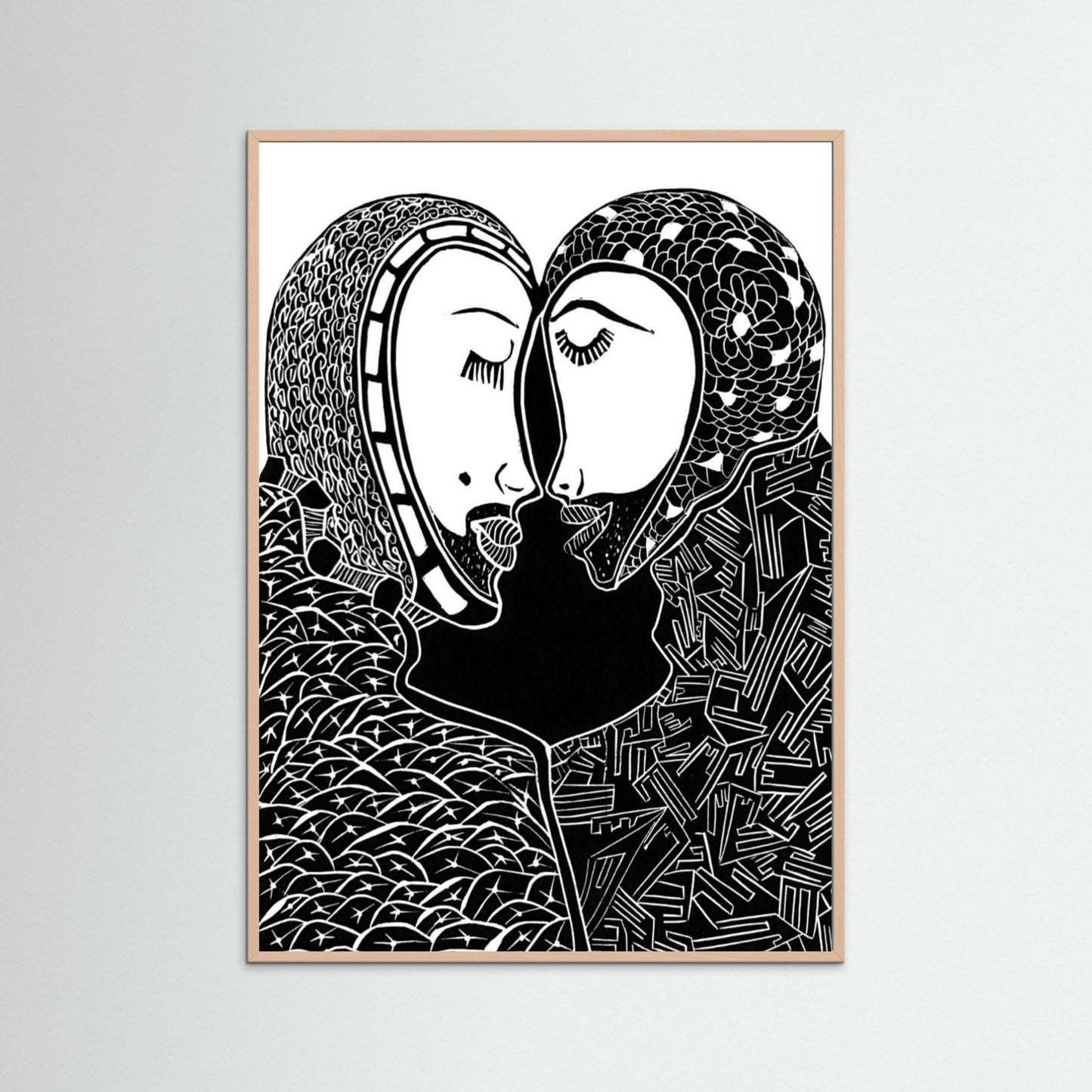 Two Heads Touching - Secret Loves, Secret Whispers.