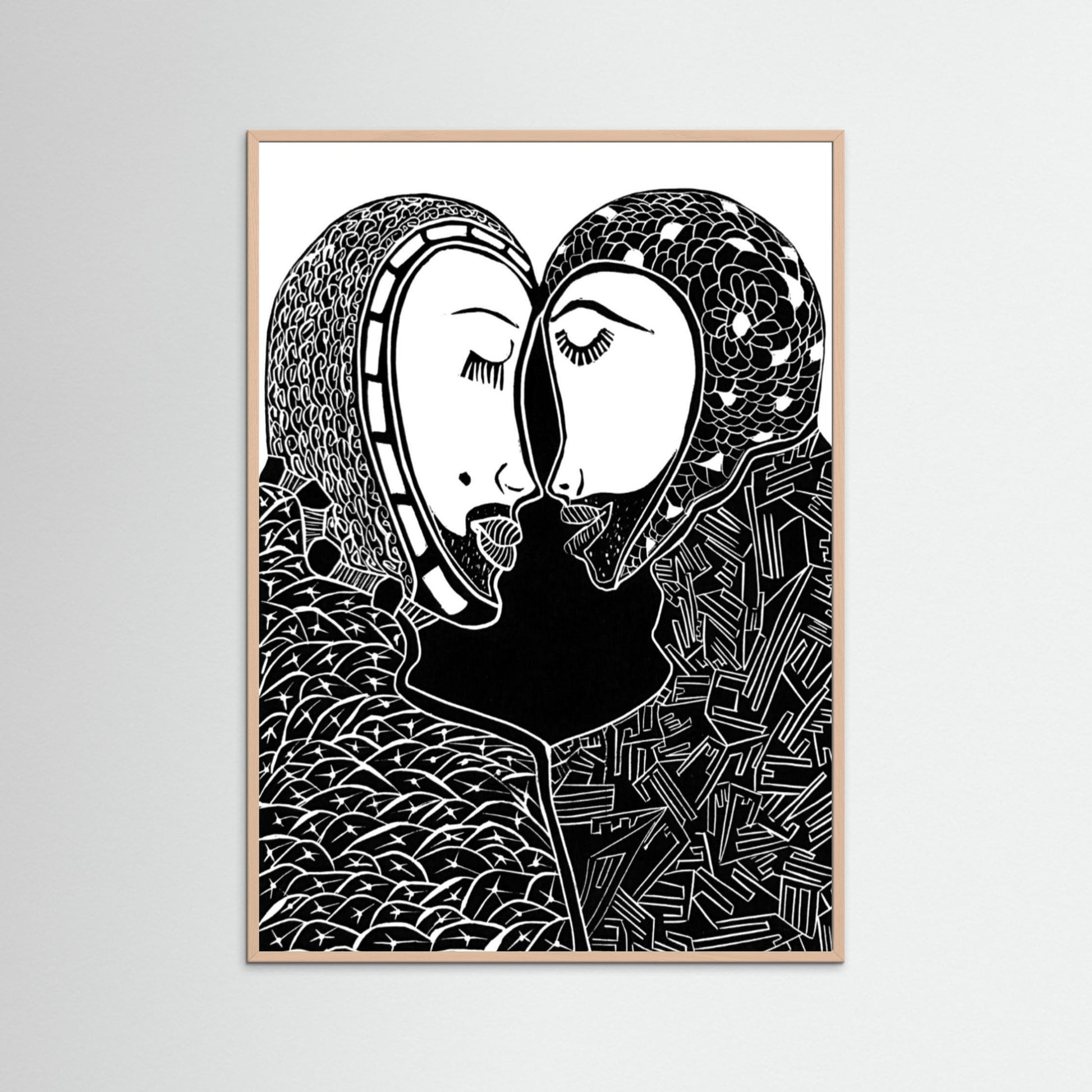 Two Heads Touching - Secret Loves, Secret Whispers.