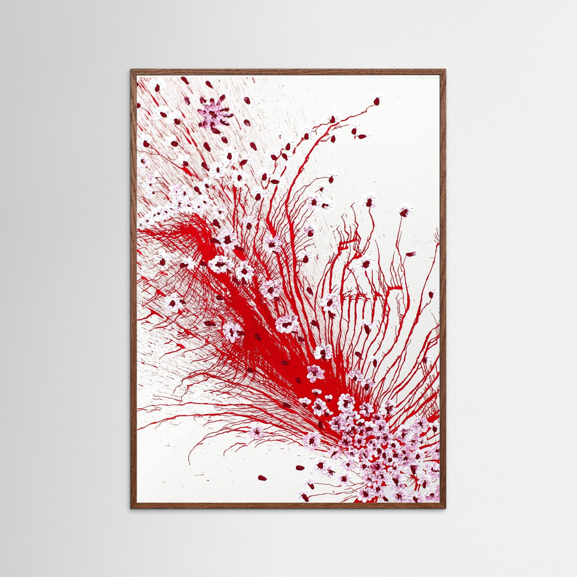 Flower Dance In Bloom - Petals drifting through air.