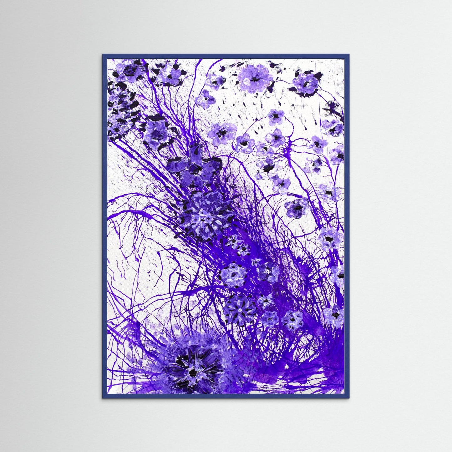 Harmonic Purple Flowers - An invitation to stay awhile and look closer.